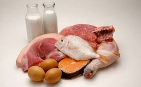 milk, fish, egg, meat or from fortified products.